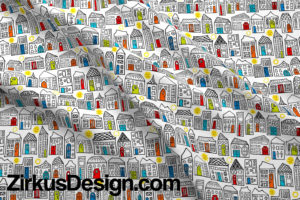 Zirkus Design | Happy City Pattern Collection - Welcome Home! - Daytime Version n Gender Neutral Colors