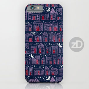 Zirkus Design | Starry Night in the City Pattern Available on a Custom Phone Cases by RedBubble